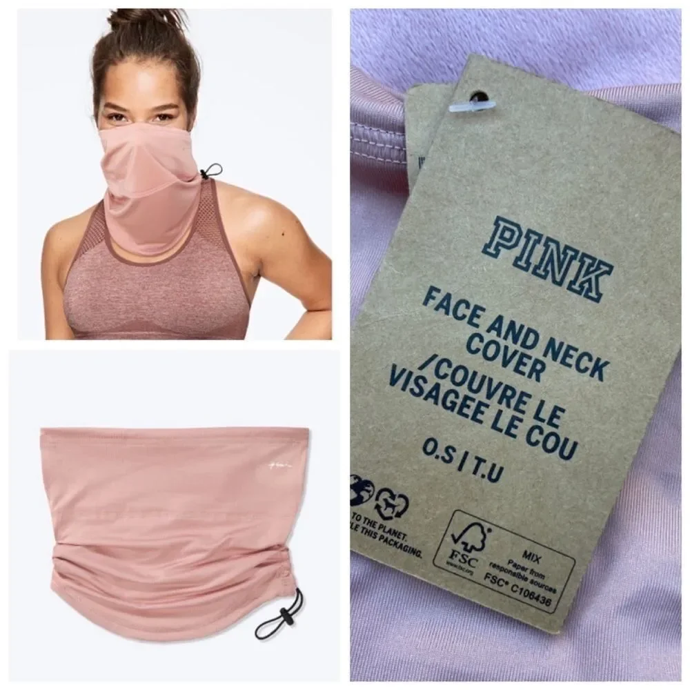 NWT neck gaiter from pink by Victoria’s Secret.